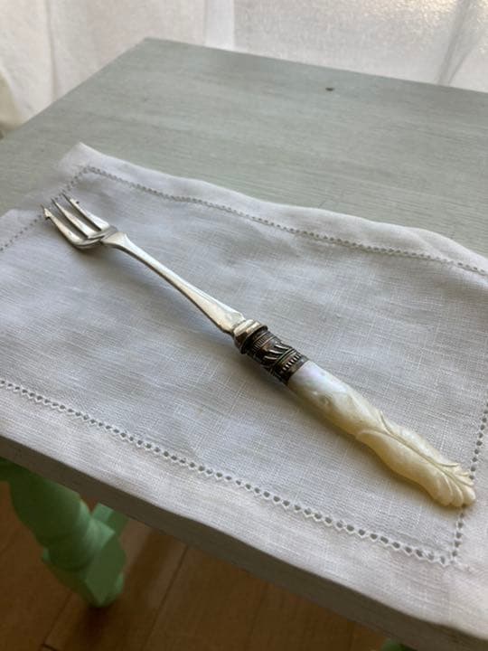 Silver platedピクルスフォーク（ホールマーク刻印あり）