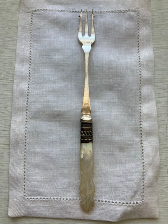 Silver platedピクルスフォーク（ホールマーク刻印あり）