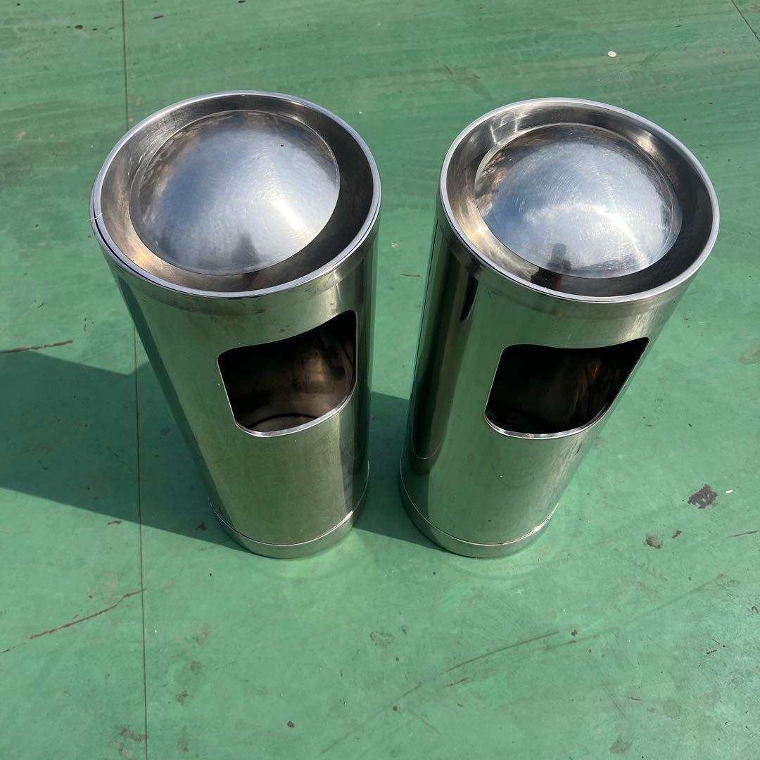 スタンド型ステンレス製灰皿　クリンスモーキング