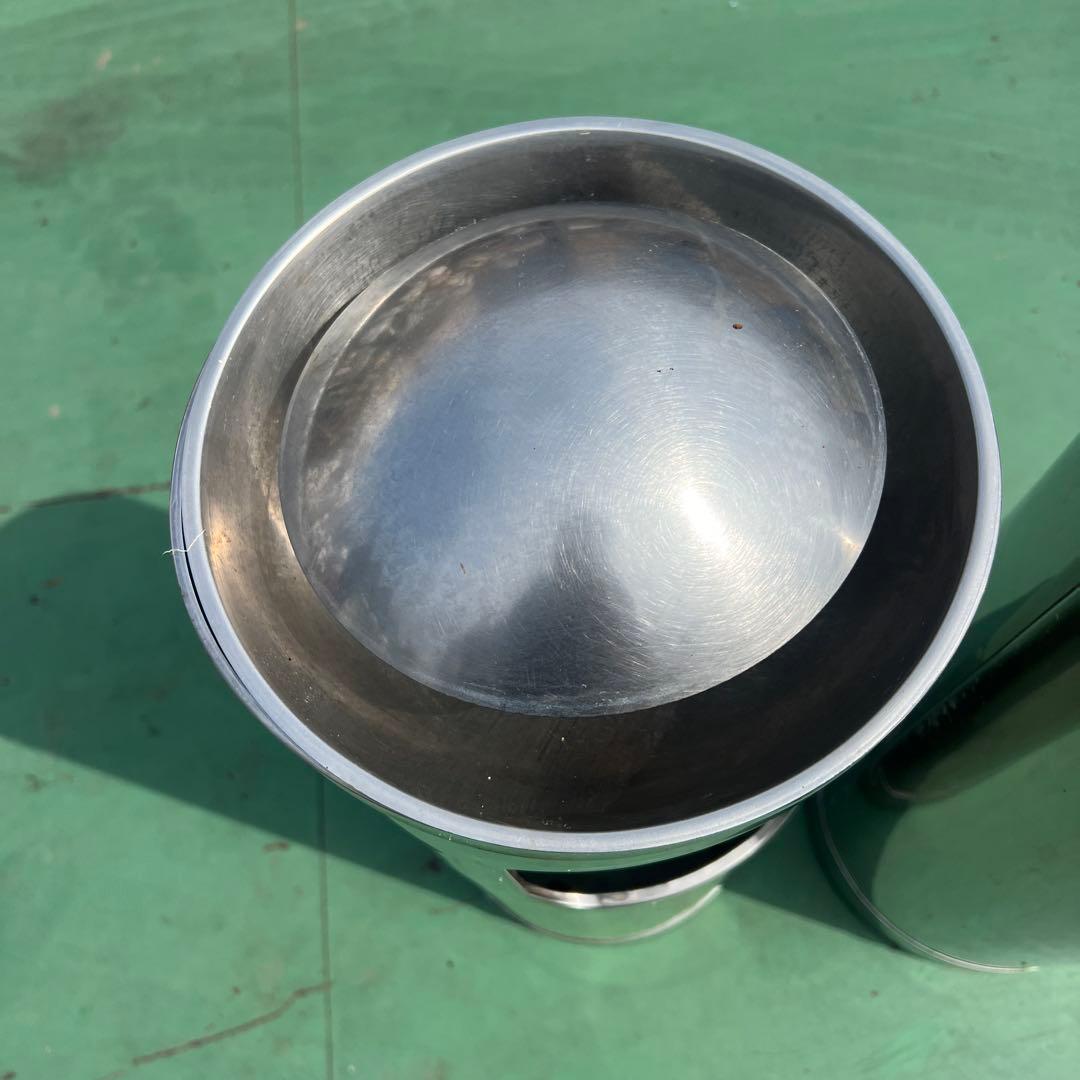 スタンド型ステンレス製灰皿　クリンスモーキング