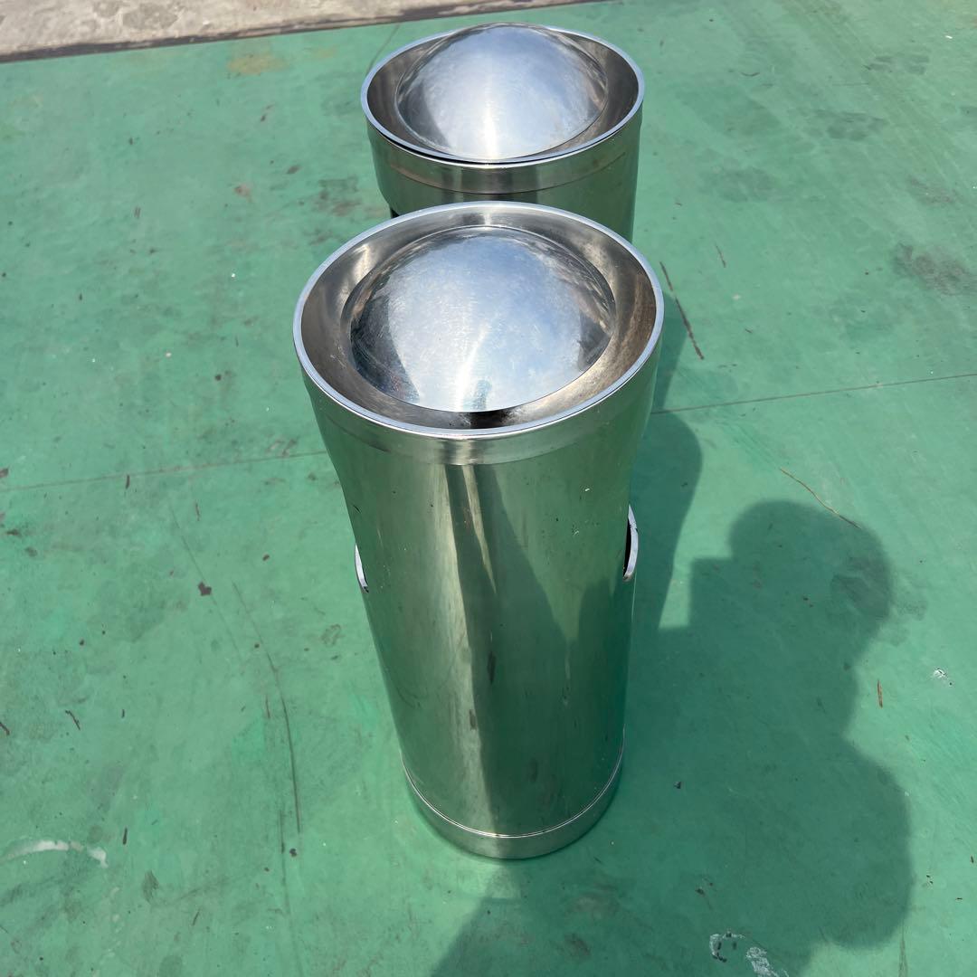 スタンド型ステンレス製灰皿　クリンスモーキング