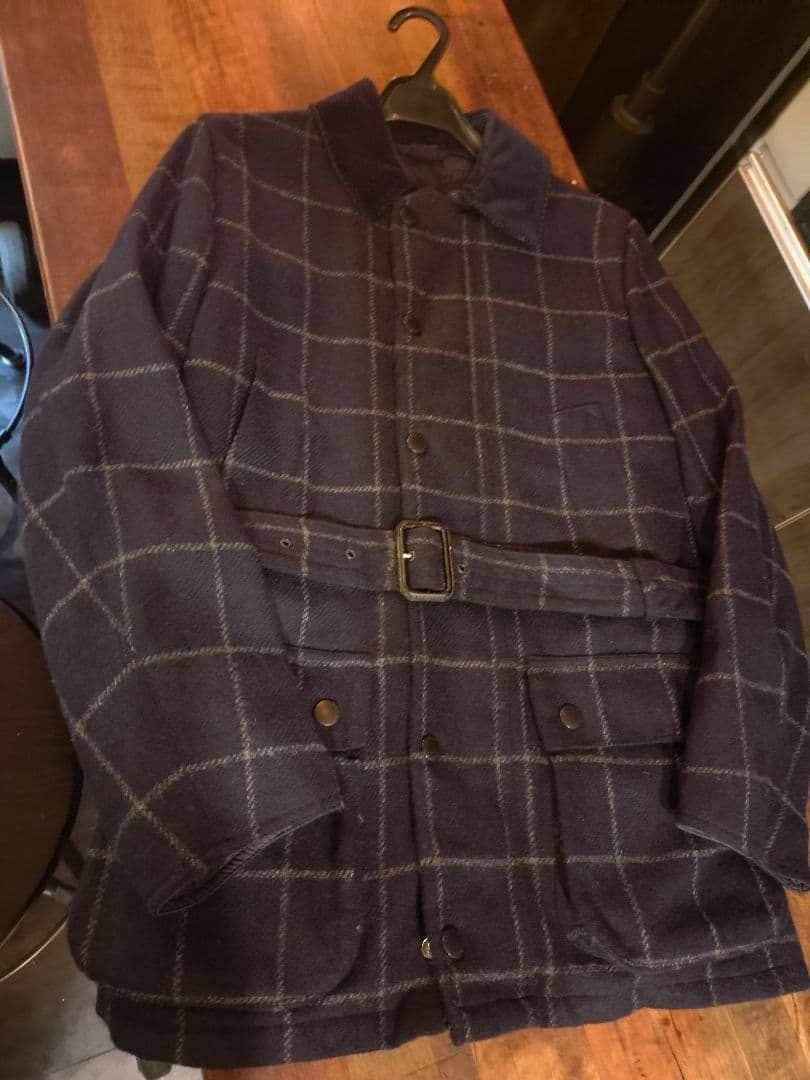 Barbour×BEAMS チェック柄ジャケット 36インチ　バブアー　ビデイル