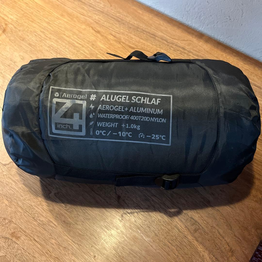 4inch エアロゲル寝袋（ブラック）