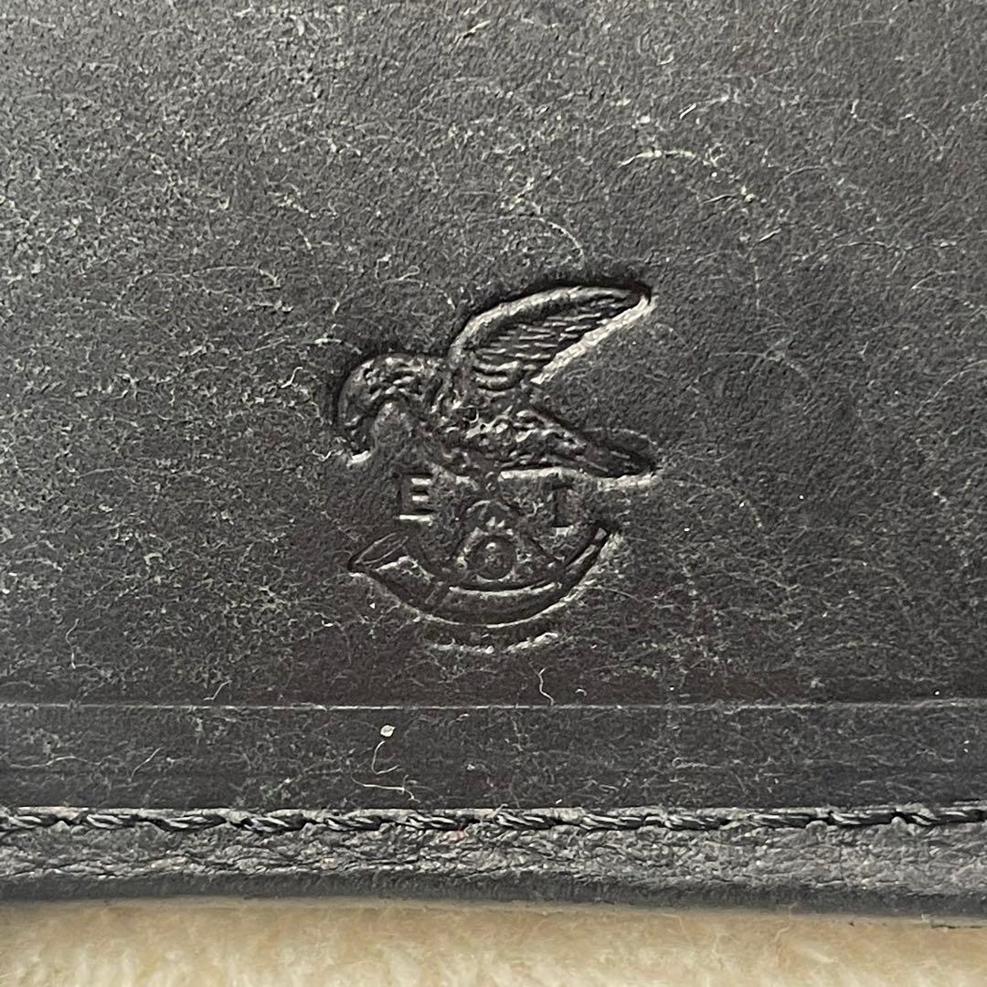 MR. OLIVE 三つ折り財布 黒 牛革 ME115P