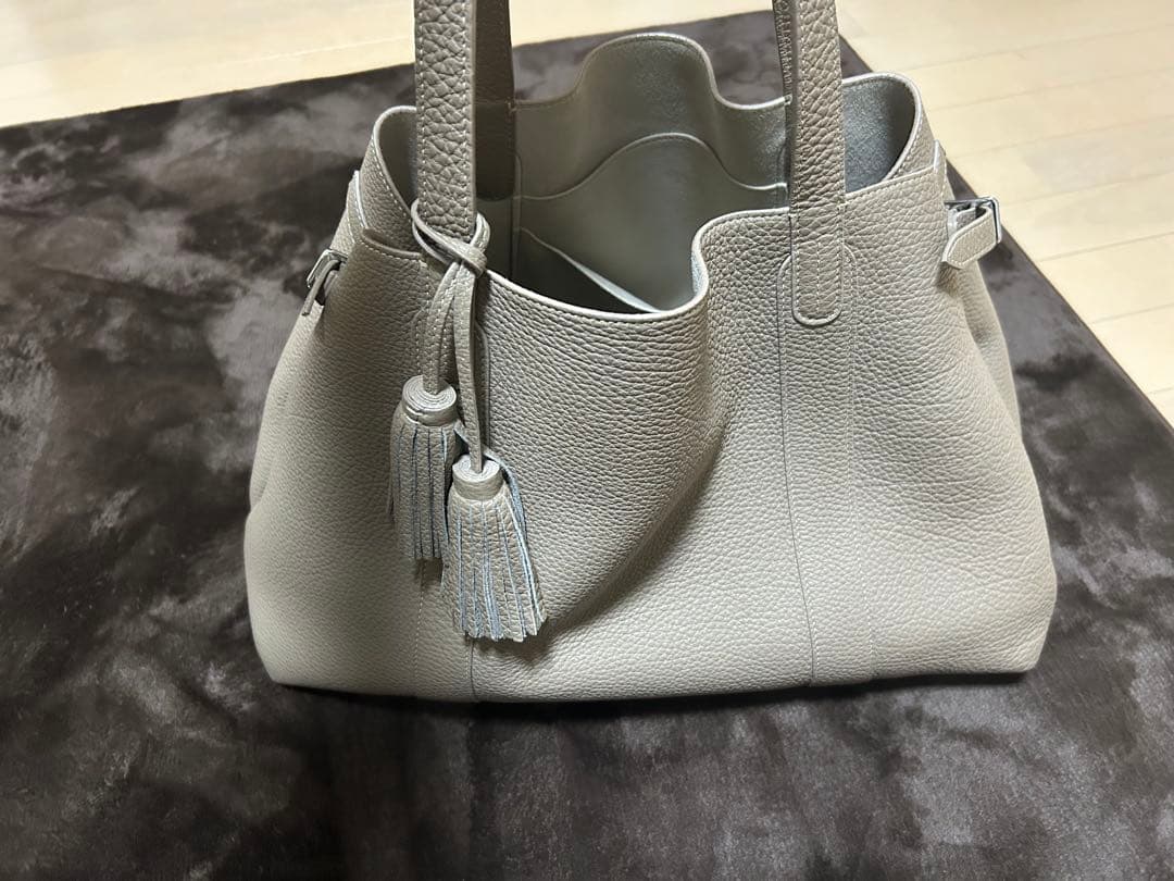 ACATE アカーテ　ロドス　レザー トートバッグ　トープ