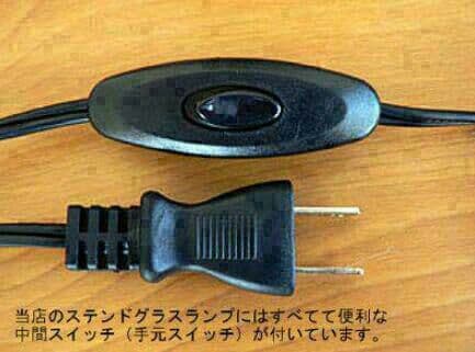 ティファニースタイルテーブルランプ電気スタンドガラスランプオーシャンフェニッ7
