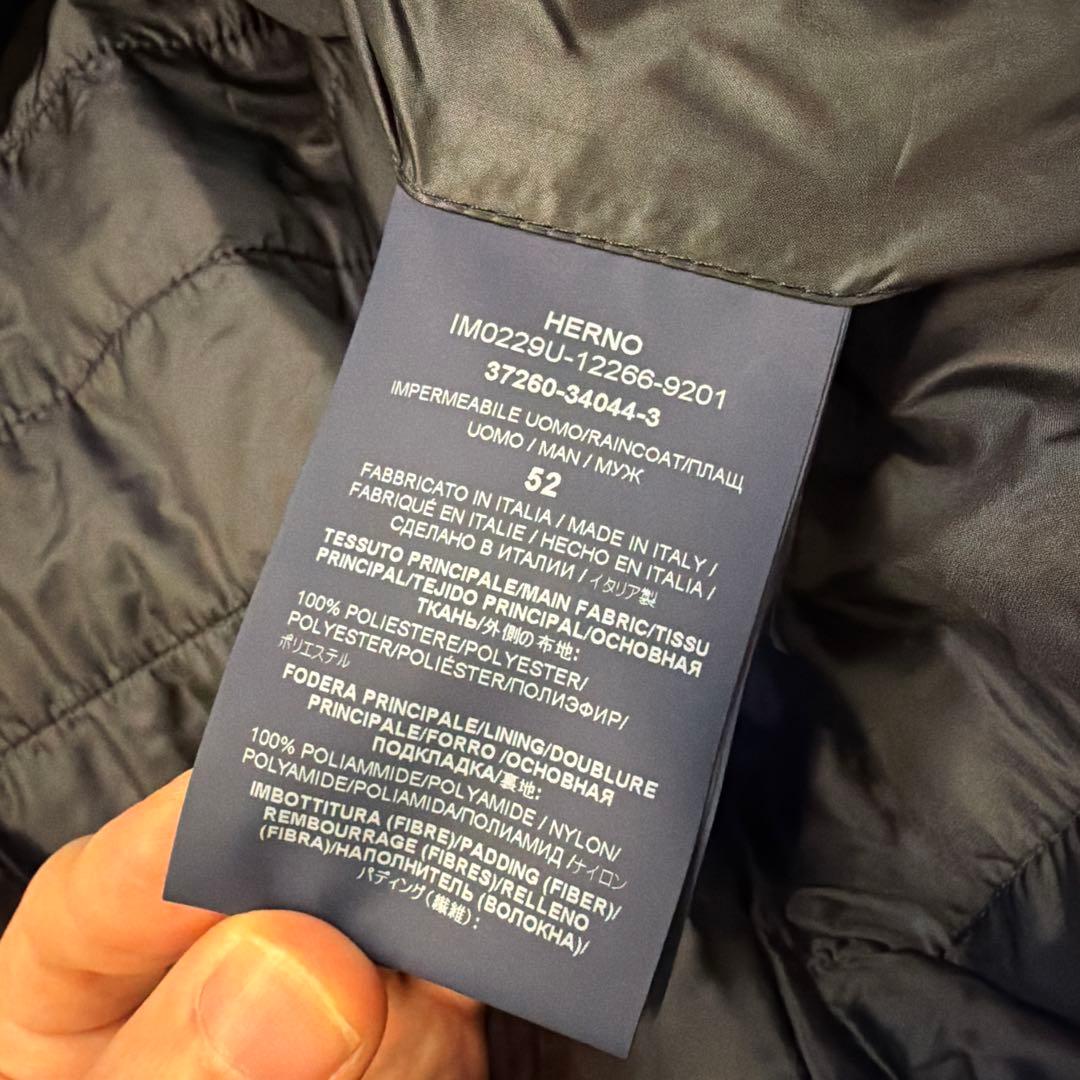 HERNO トレンチダウンコート　52