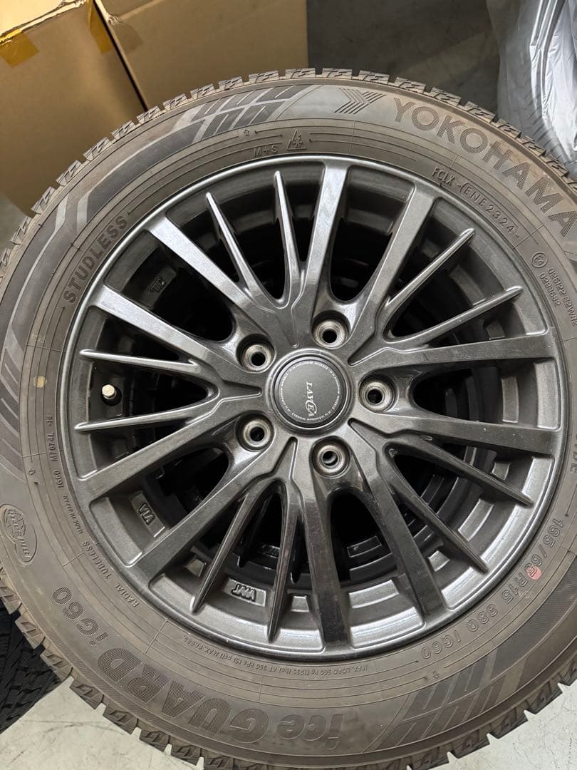 マックィーン185/65r15 スタッドレス ホイールセット