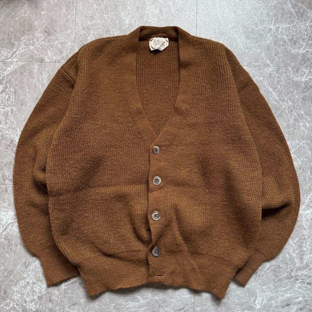 【破格】60s モヘア？カーディガン　mohair