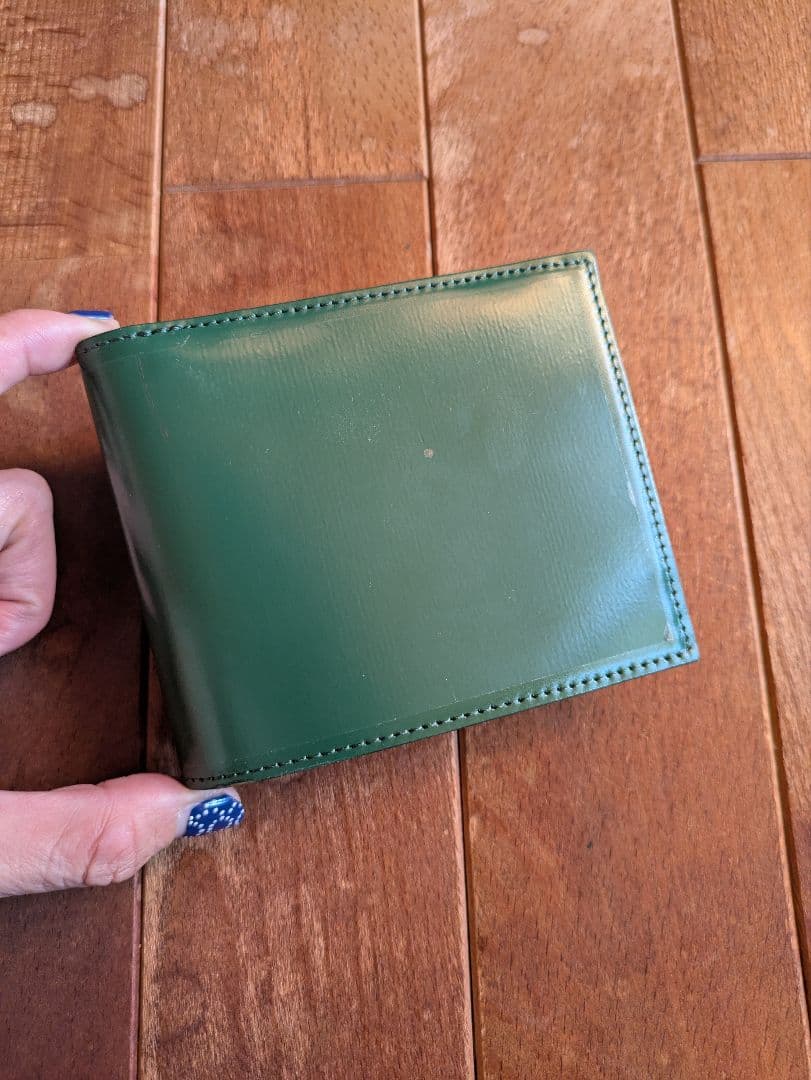 プレリー　二つ折り財布　コードバン