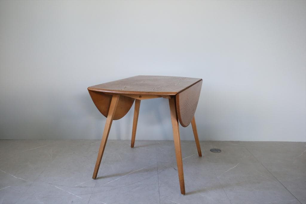 英国アンティークアーコールドロップリーフテーブル/ダイニング机(84-312)