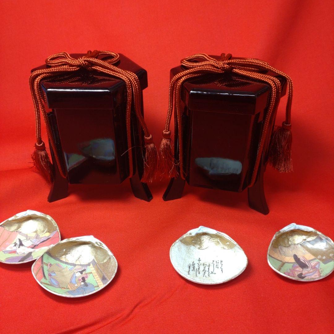 【雛蔵】貝桶一対貝合わせC