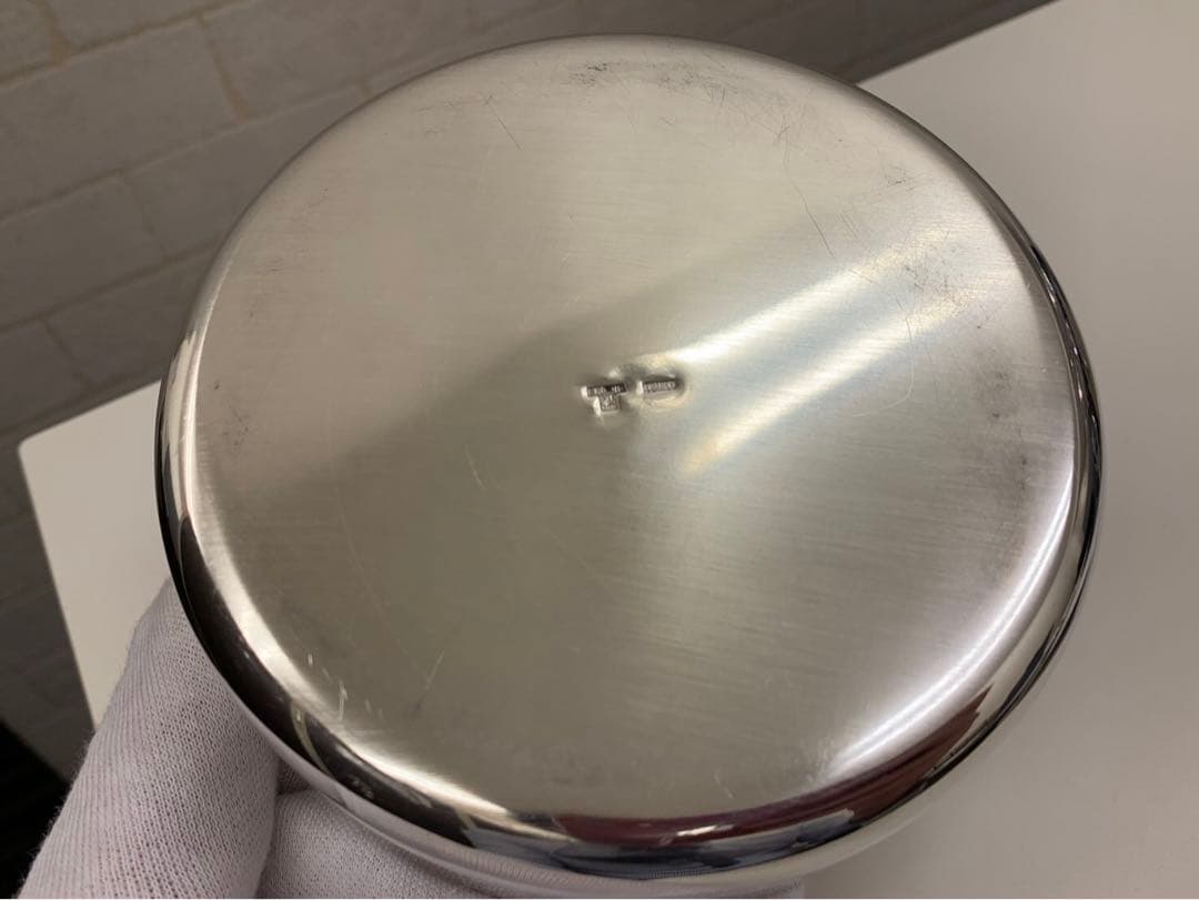 ERCUIS エルキューイ ボンボニエール 小物入れ 銀器 フランス φ12cm