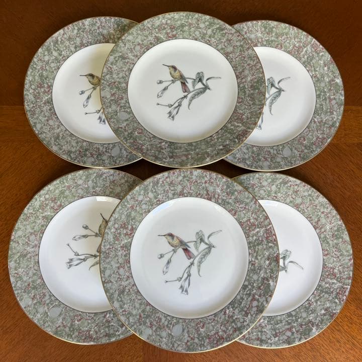 【未使用美品】ウェッジウッド★ハミングバード★デザート皿　2枚