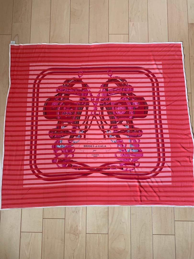 HERMES エルメスカレ90 Brides de Galaジャージーシルク素材