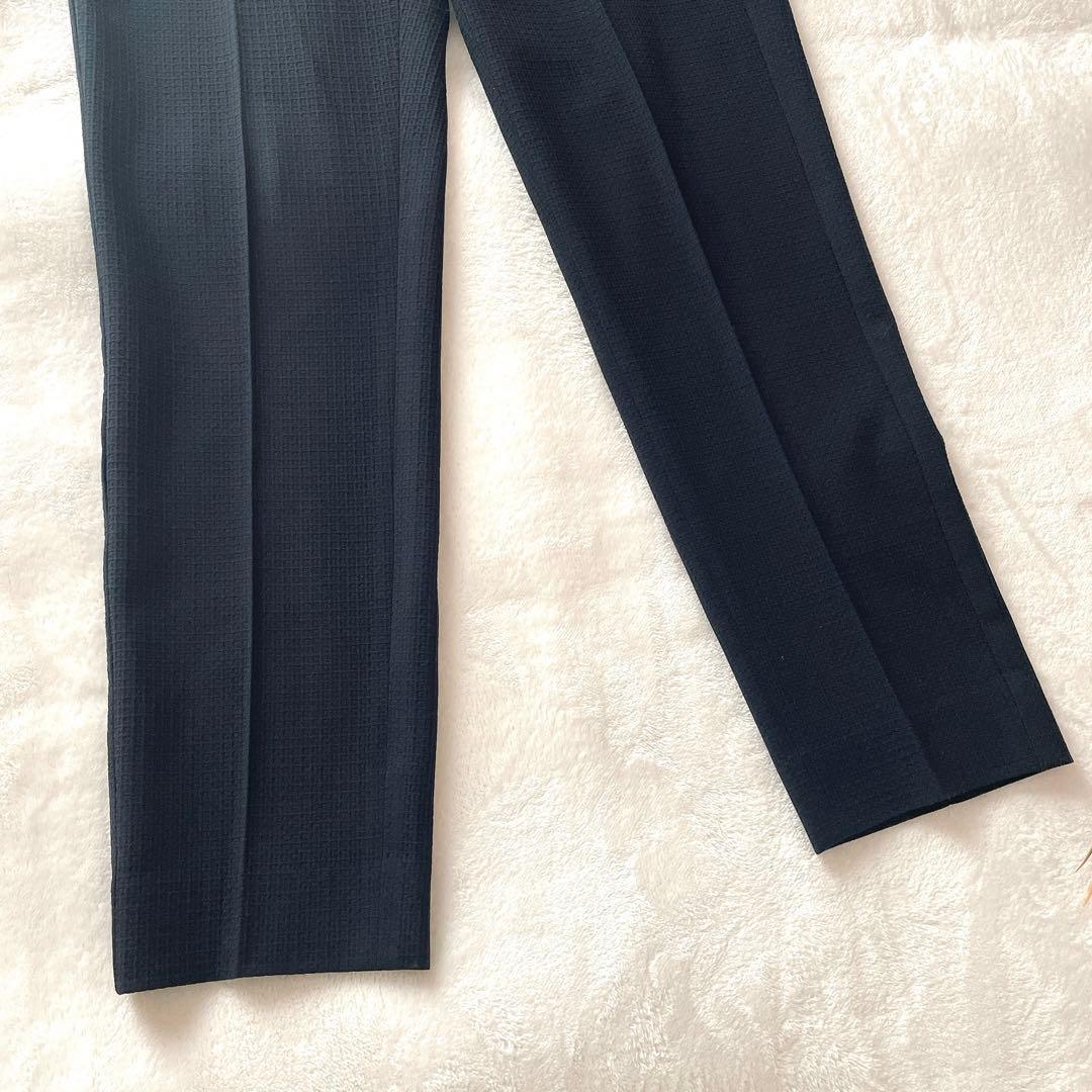 極美品⭐︎EMPORIO ARMANI 黒 ストレッチ パンツスーツ セットアップ