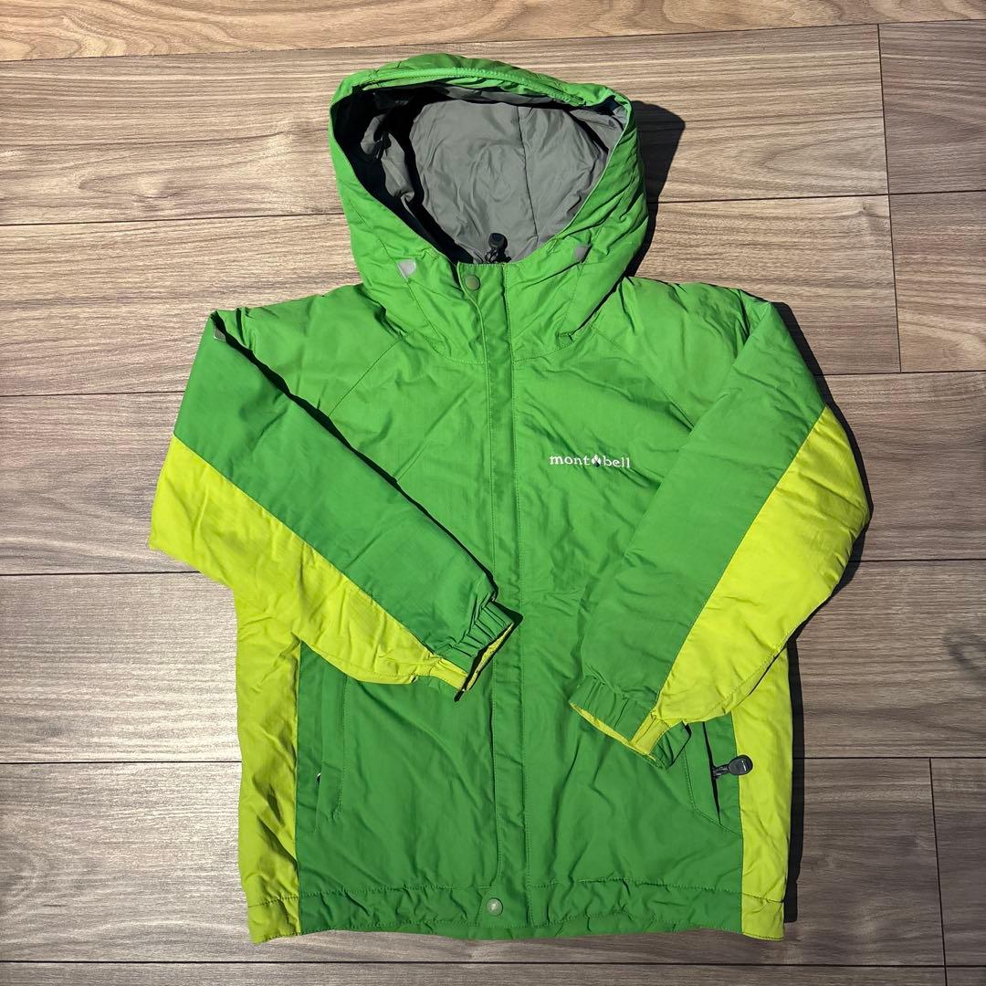Burton ＆mont-bell 130cmスキーウェアセット