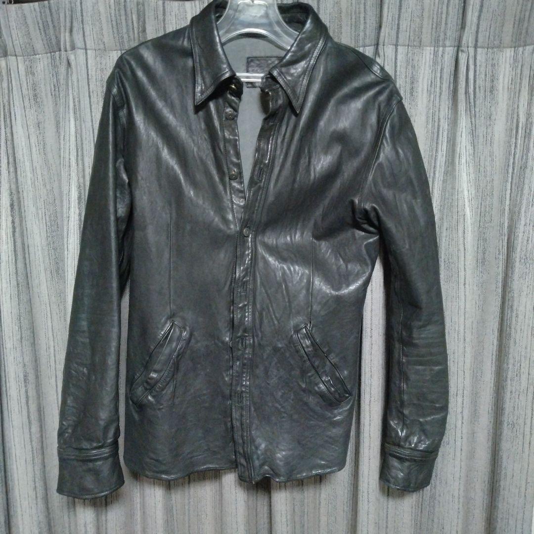 イサムカタヤマバックラッシュ　本革　シングルライダース　ブラック　3　Ｌサイズ