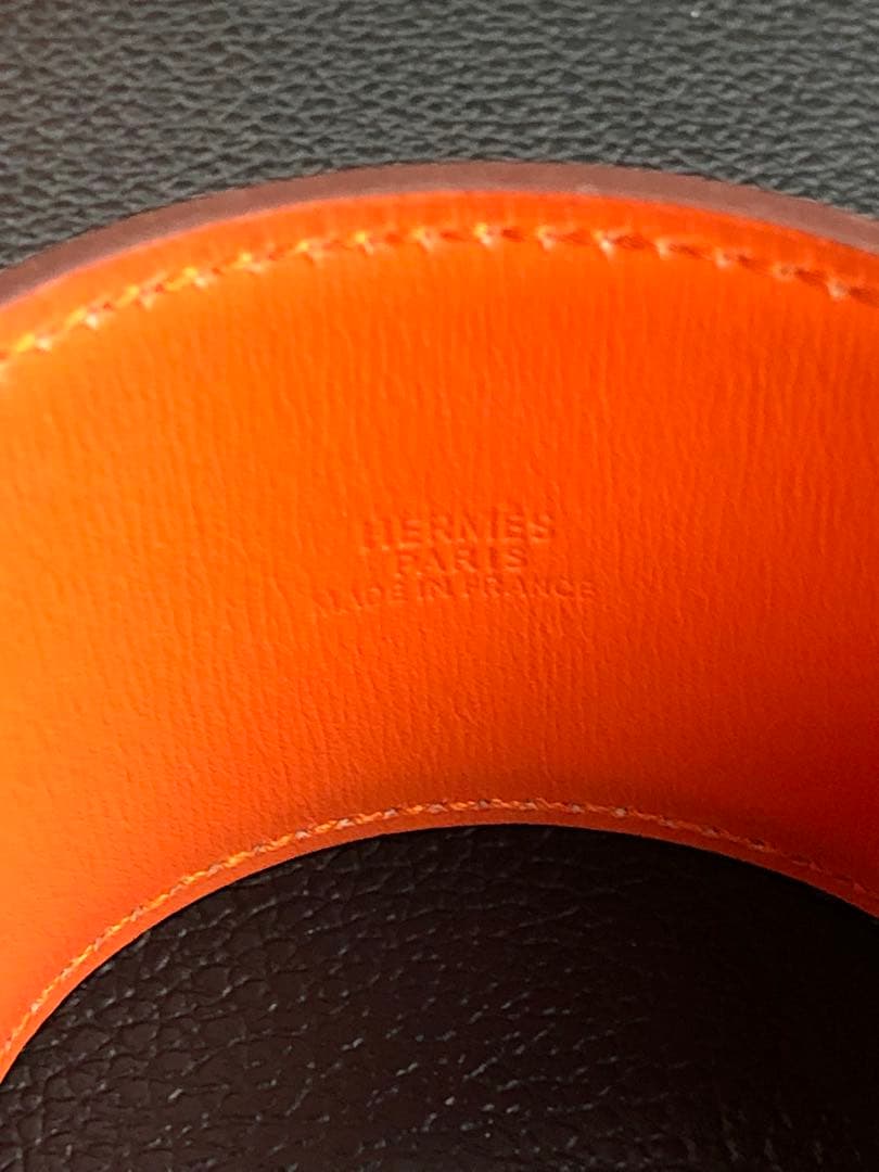 HERMES Leather Bracelet エルメス ブレスレット バングル