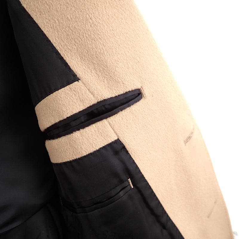 ブラックレーベル クレストブリッジ チェスターコート M ベージュ ウール