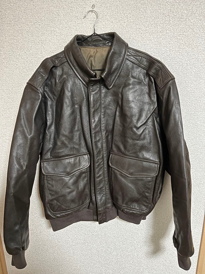 【USA製】90's LL.Bean A-2タイプ レザー フライトジャケット