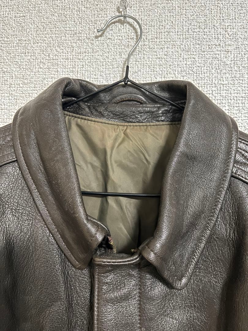 【USA製】90's LL.Bean A-2タイプ レザー フライトジャケット