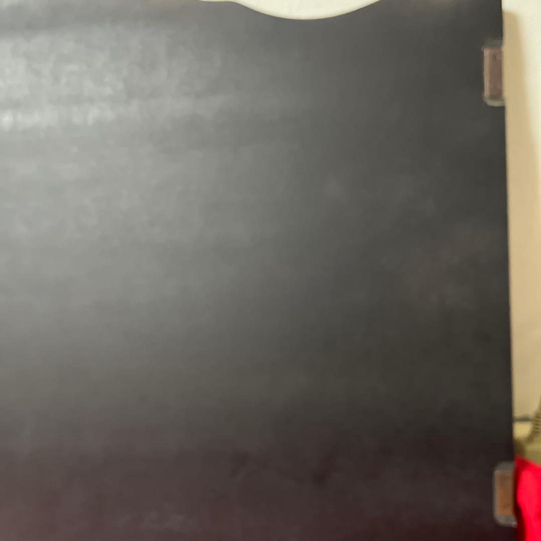 未使用　金彩　塗り　三曲 屏風　ひな祭り　インテリア 上品な屏風　15号　月の花