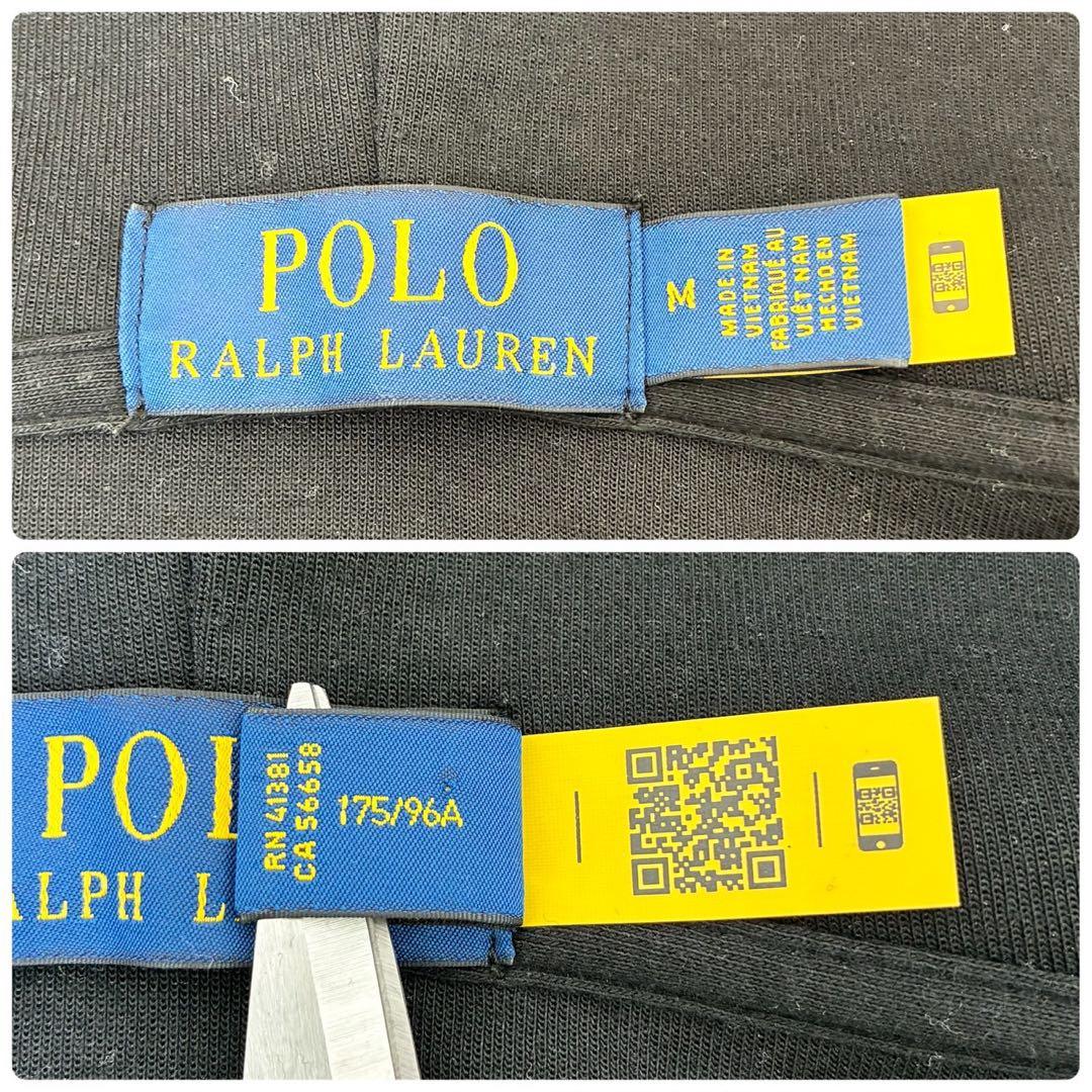 ✨未使用級✨　ポロラルフローレン　パーカー　ブラック　ポニー刺繍　Mサイズ