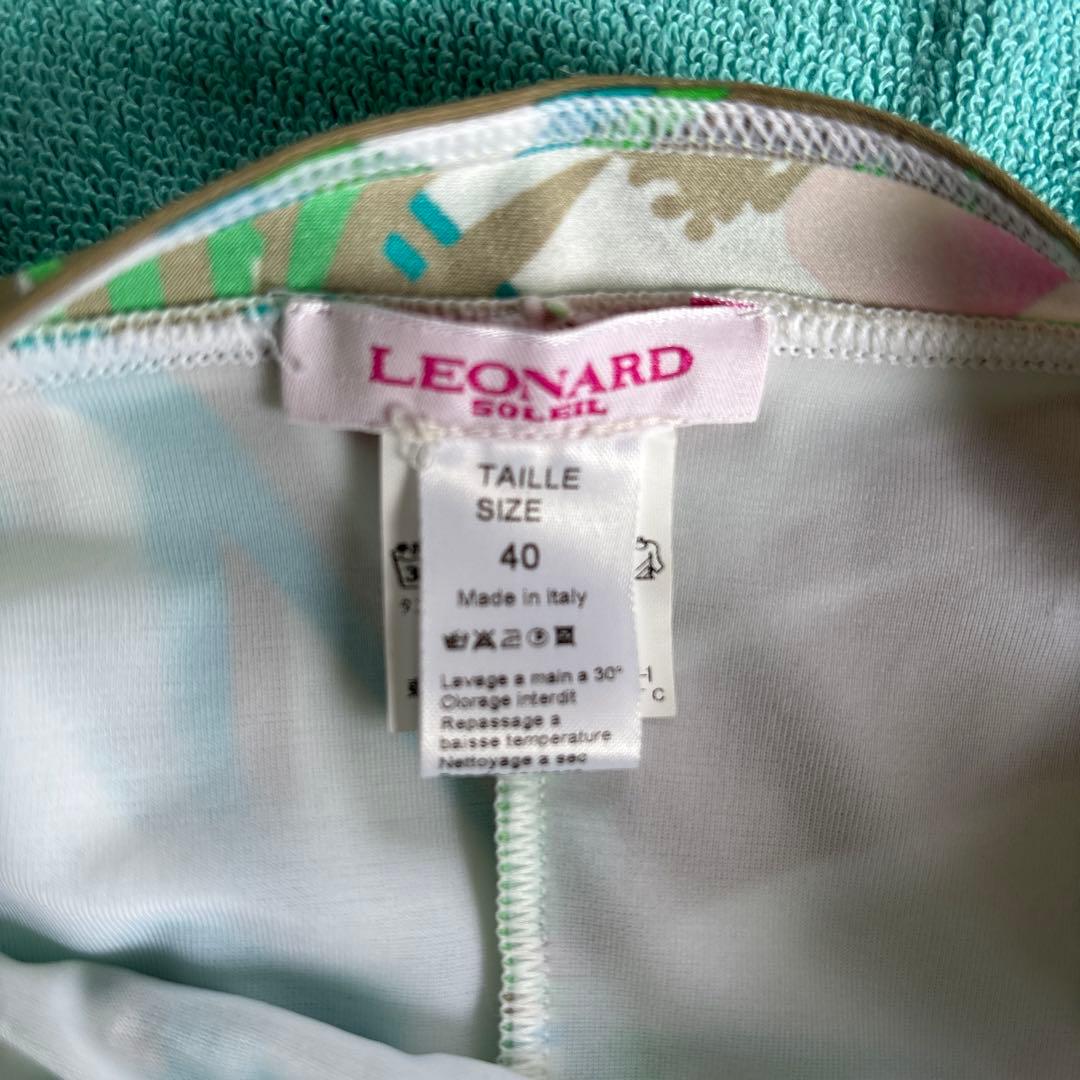 レオナール　花柄水着　サイズ40