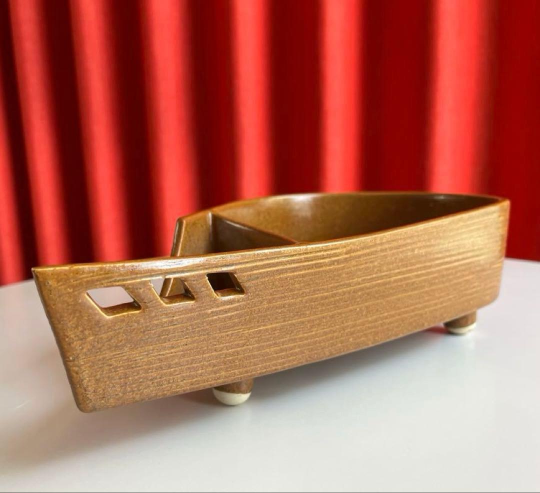 ◆ジャパニーズモダン◆ ヴィンテージ　陶器花器　3点 昭和レトロ　フラワーベース