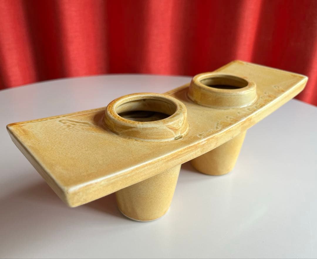 ◆ジャパニーズモダン◆ ヴィンテージ　陶器花器　3点 昭和レトロ　フラワーベース