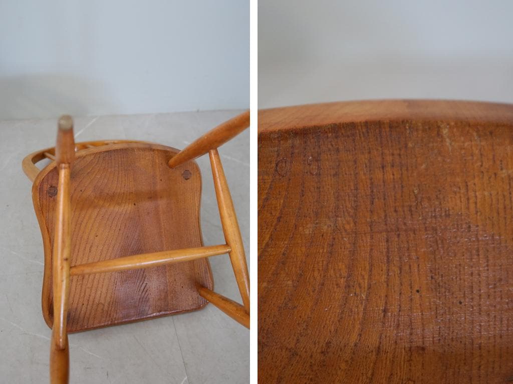 英国アンティークERCOLアーコールフープバックチェア/イス(92-219-1)