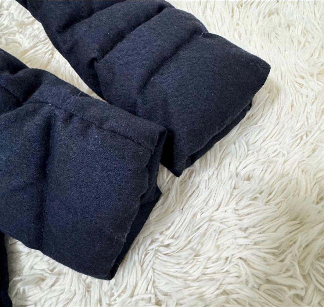 S*u様 TATRASタトラスネイビーAラインウールロングダウンダウン90%