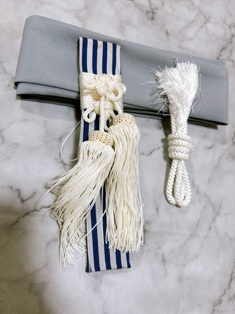 3歳セット♡七五三　男の子　鷹　青　紺色系　縦縞袴