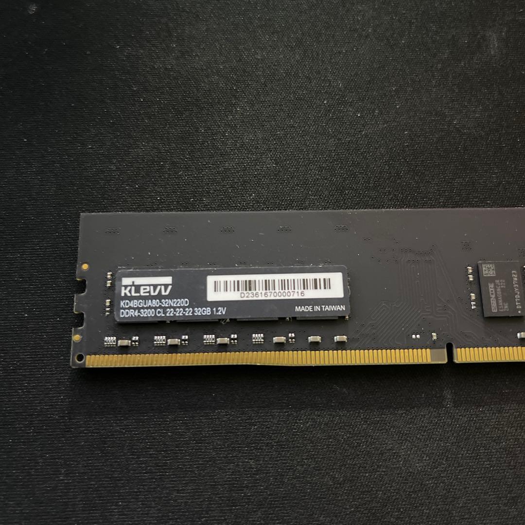 K*o様 KLEVV DDR4-3200 32GB メモリー