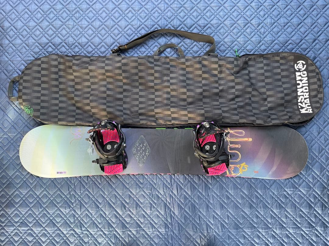 さ*様 K2 Lunar スノーボード 146cm ビンディング ケース付き ス