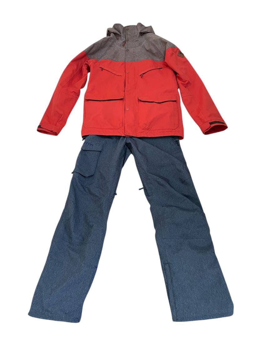 BURTON セットアップ バートン スノーボードウェア　日本サイズMぐらい