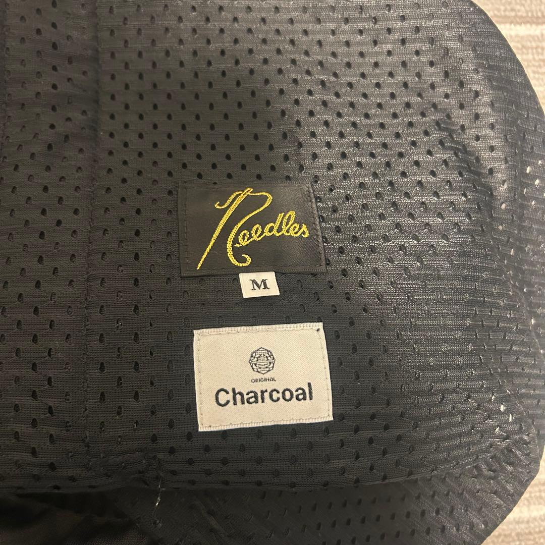 needles×Charcoal TOKYO別注　オールブラックトラックパンツ