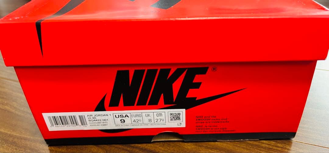 靴 Nike Air Jordan 1 High '85 \"Black/White