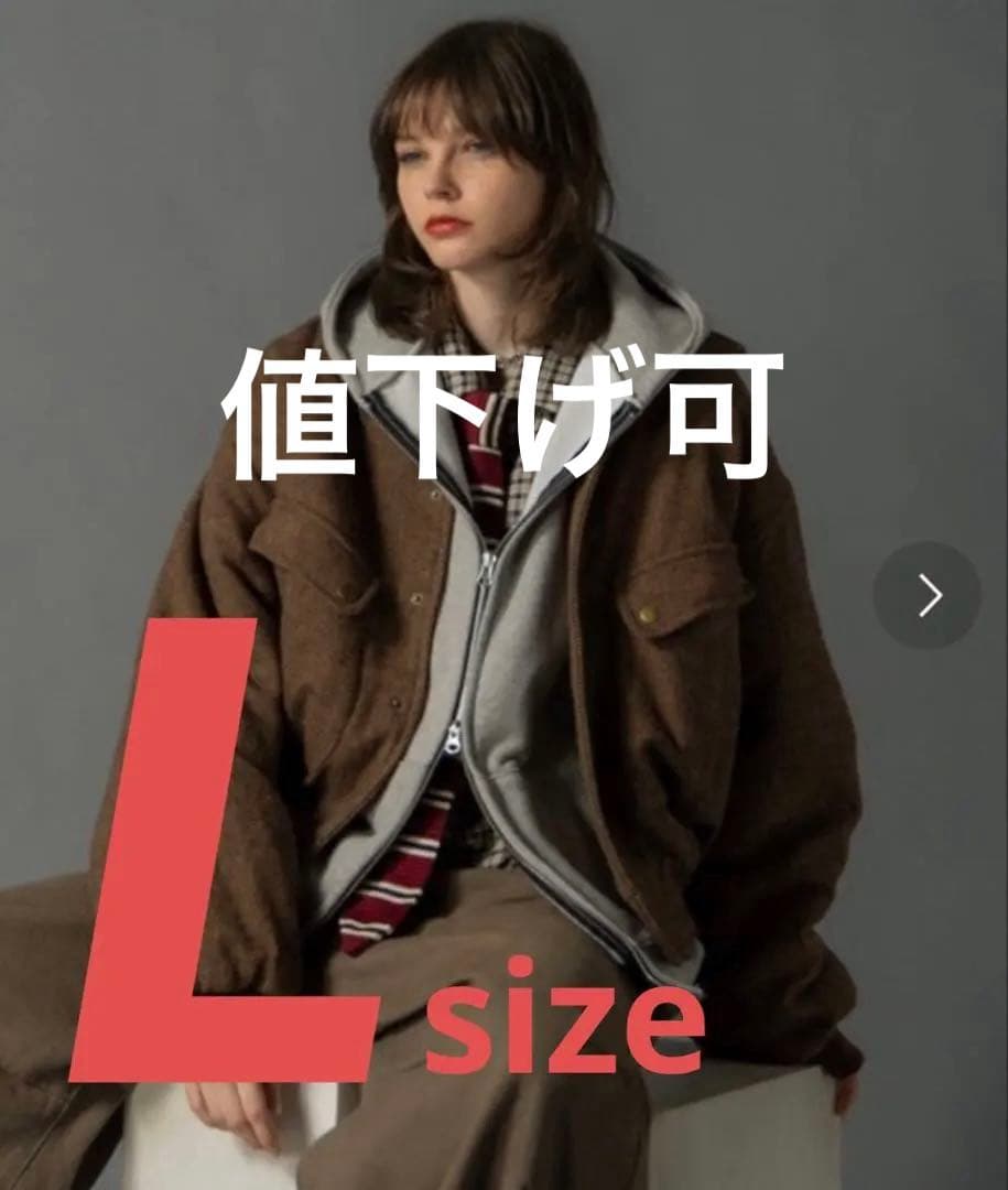 【完売品】civvy. ヘリンボーンフライトジャケット -