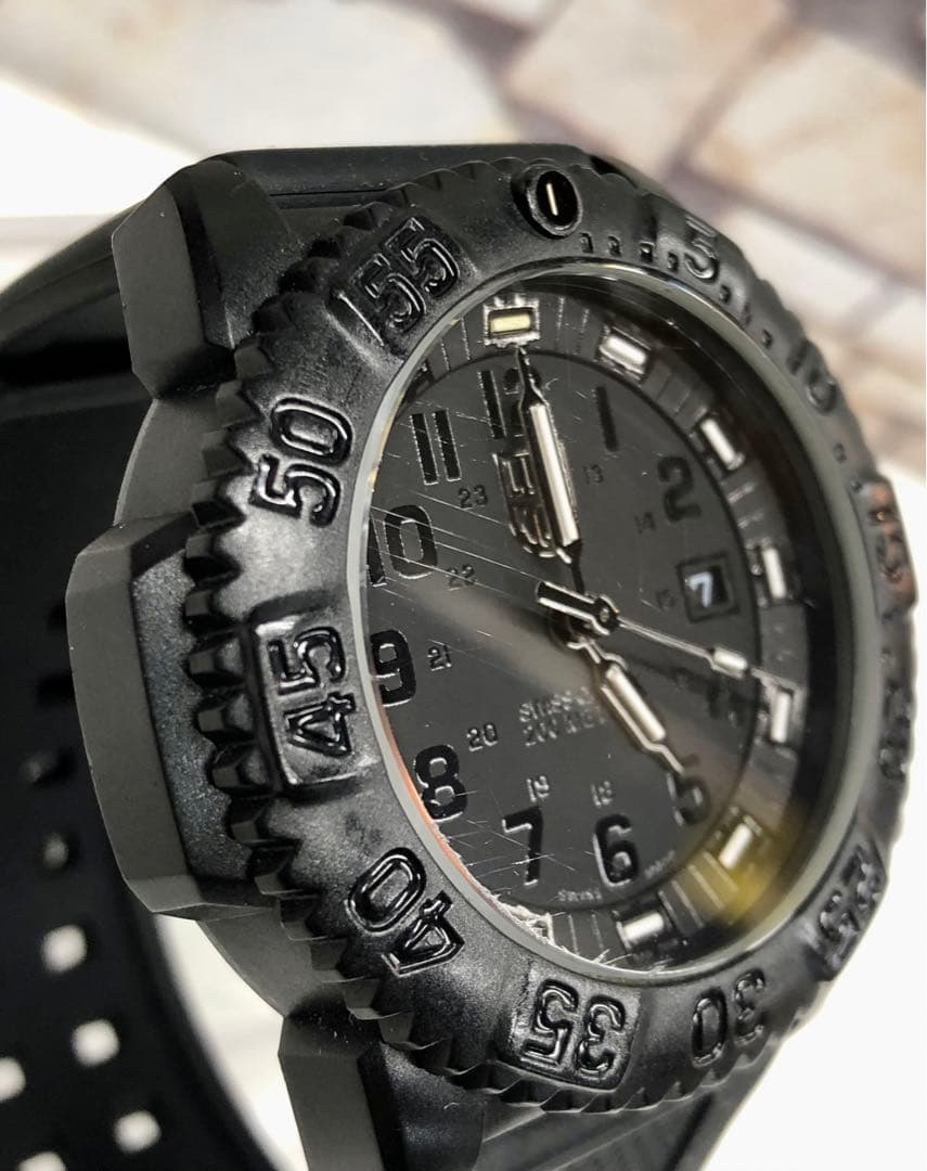 【ジャンク】LUMINOX ネイビーシールズ カラーマーク 3051.BO
