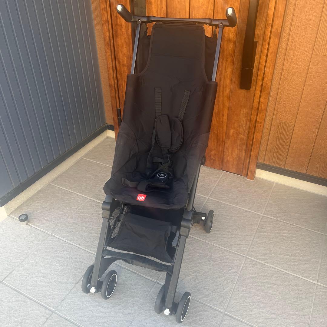折りたたみベビーカー ブラック