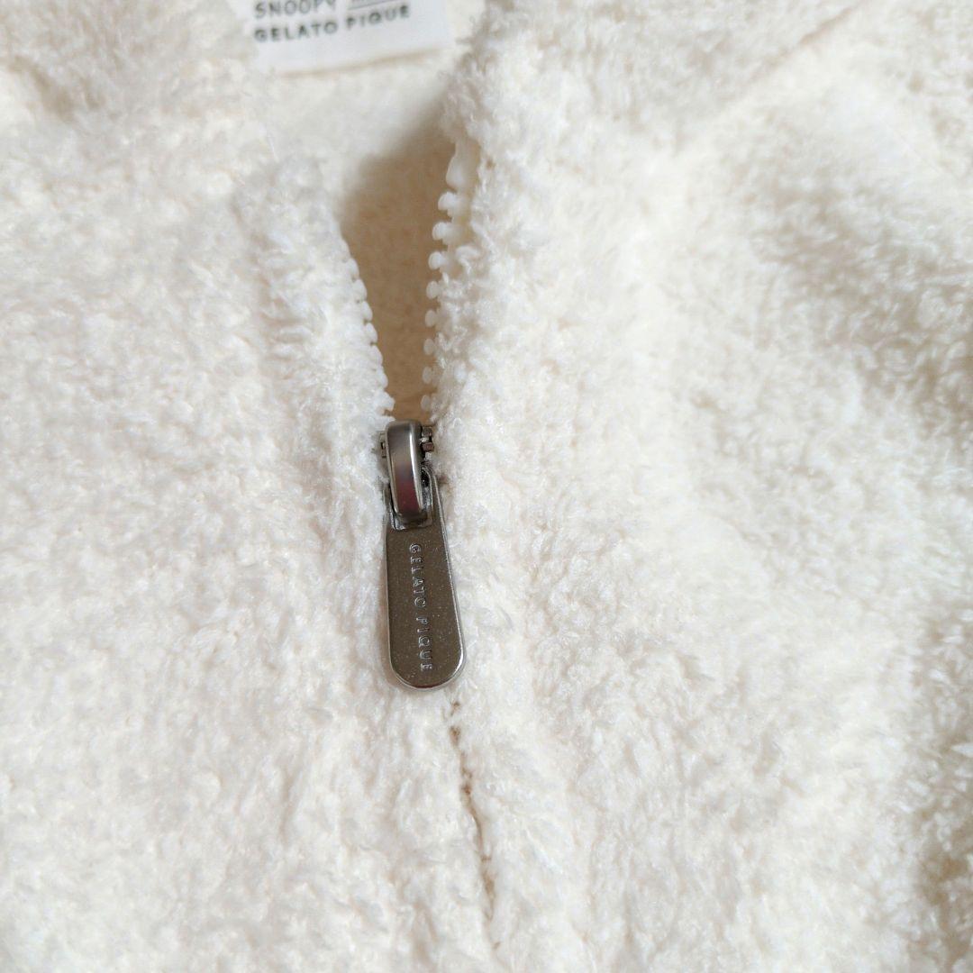 新品タグ付き♪ 本田翼着用 ジェラートピケ 耳付きフードスヌーピーパーカー F