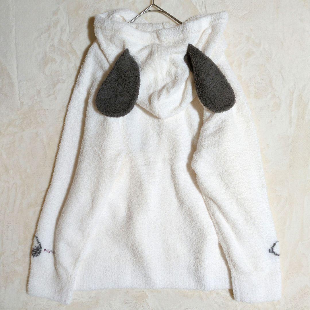 新品タグ付き♪ 本田翼着用 ジェラートピケ 耳付きフードスヌーピーパーカー F