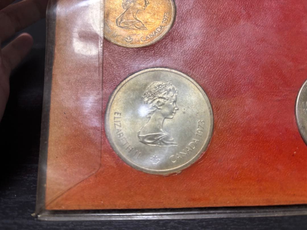 1976年　カナダオリンピック　記念銀貨