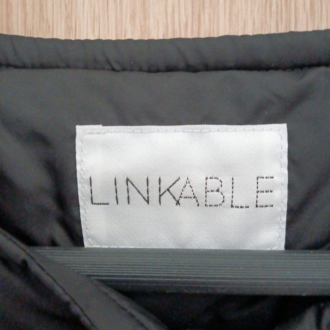 Linkable リンカブル　パフ　ジャケット　ノーカラー　中綿