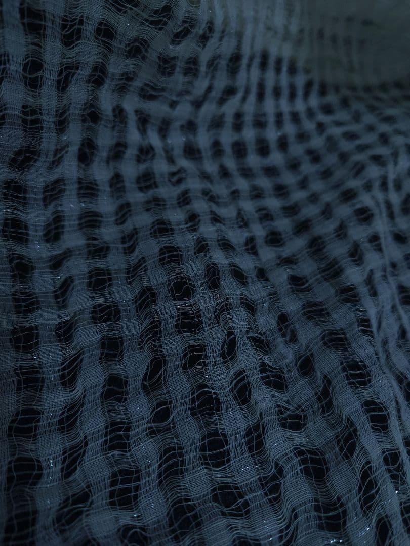 ファリエロ サルティ　Faliero Sarti　ストール　メッシュ　ラメ加工