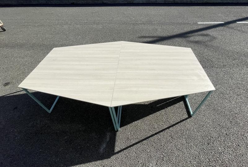 【美品】オカムラ　ソリスト　3K20HE MHJ3　台形天板（左タイプ）1台