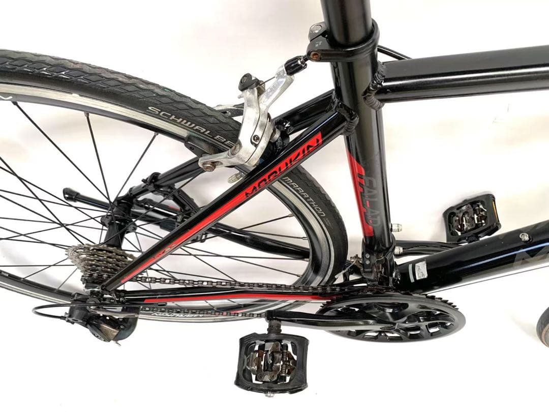 【即乘】送料無料MARUKN ロードバイク FALAD 超軽量11.2キロ