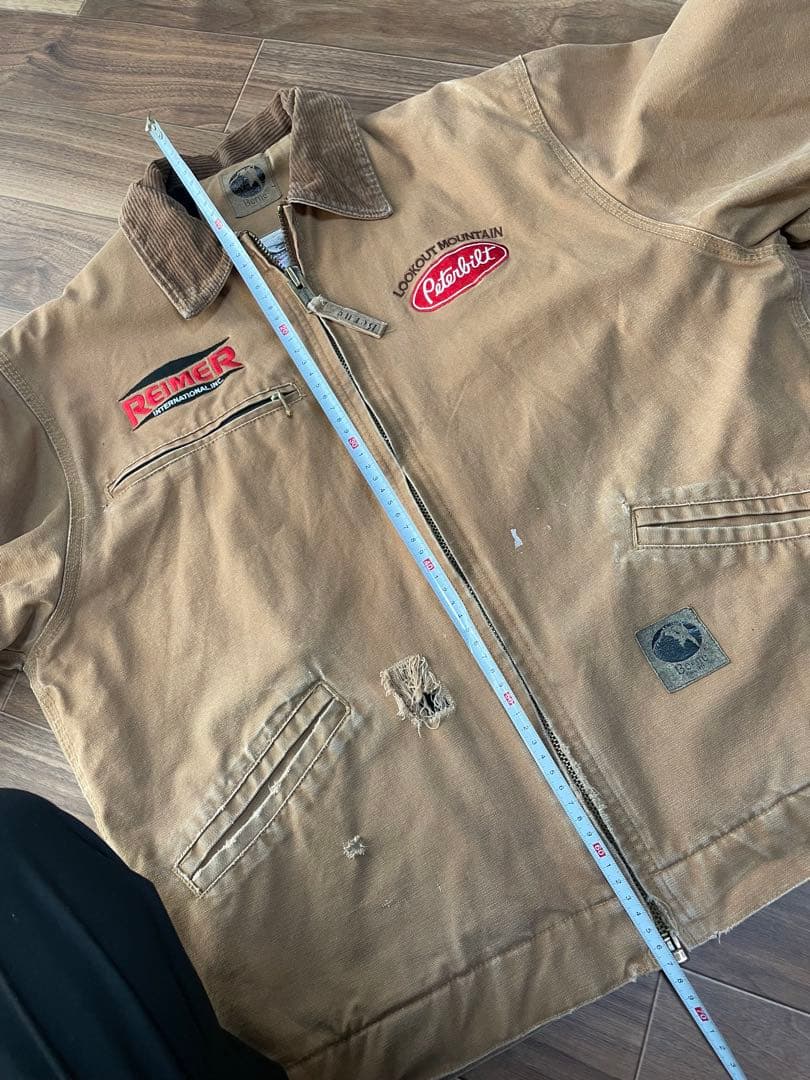 Reimer Petebilt デトロイトジャケット　ダック生地　企業ロゴ